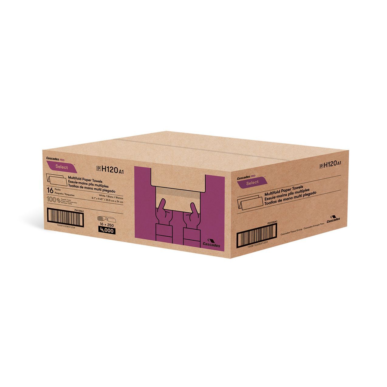 White Multifold Paper Towel