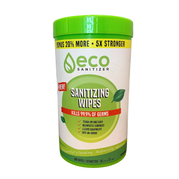 Sanitizing Wipes (Made in Canada) - 100 Wipes