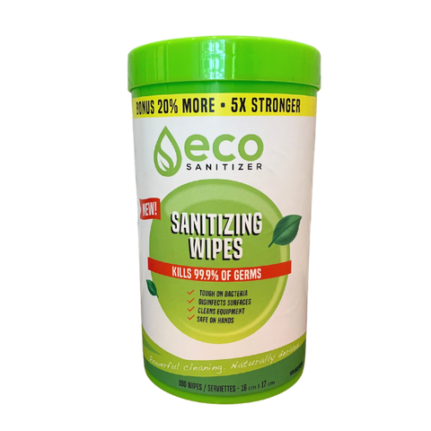 Sanitizing Wipes (Made in Canada) - 100 Wipes